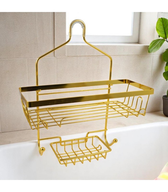 Organizador metalico para ducha