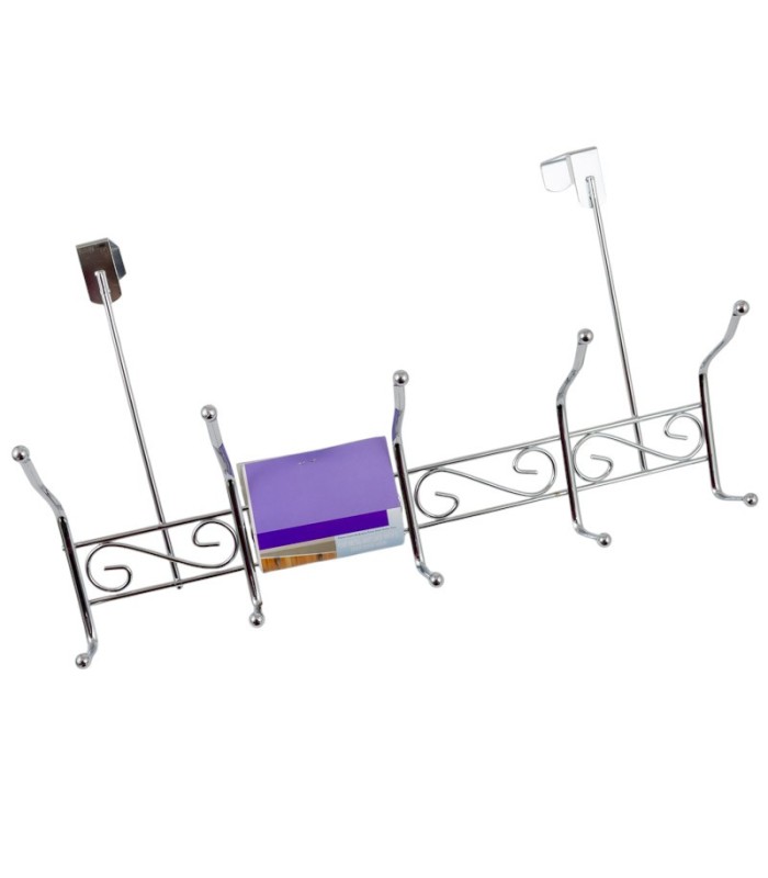 Gancho plateado 5 cabezas 38.5cm