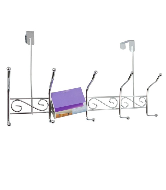 Gancho plateado 5 cabezas 38.5cm