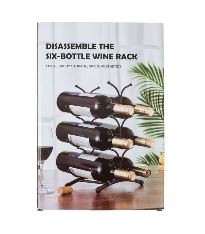 Porta botella 6 divisiones