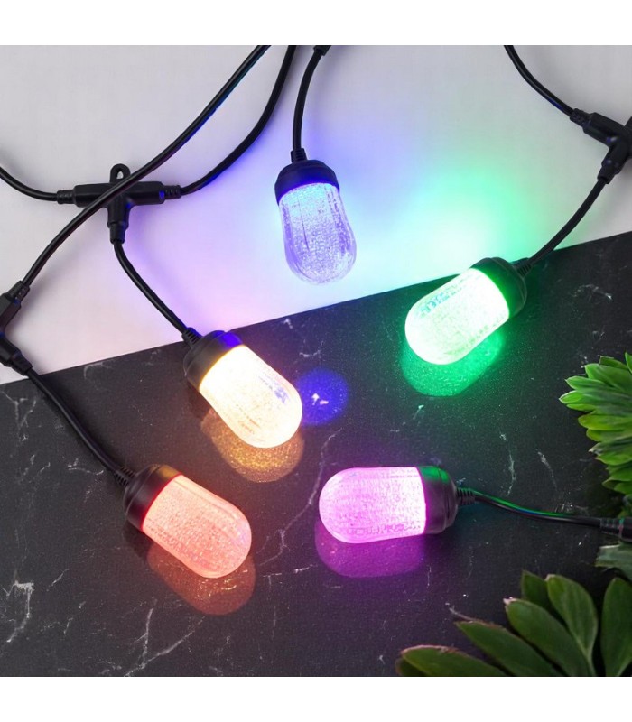 TIRA 10 FOCOS COLORIDO 5 METROS