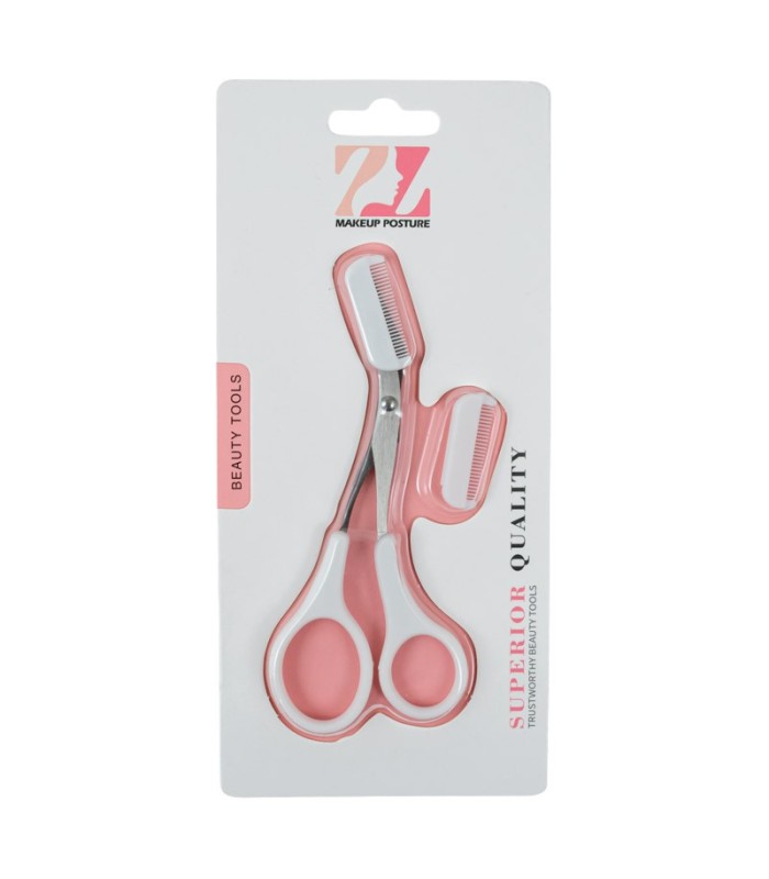 TIJERA CON MINI PEINE PARA CEJA