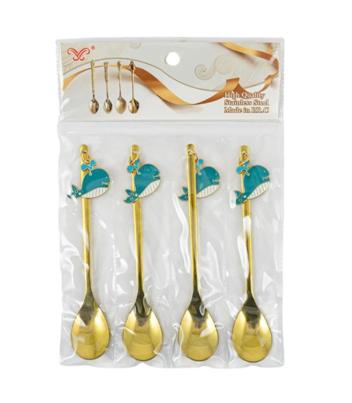 SET DE CUCHARA KOALA BALLENA 4PC