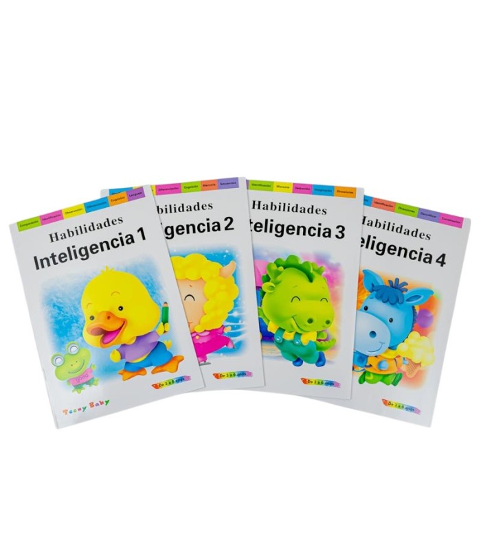 Libro para pintar INTELIGENCIA 1-2-3-4 1pc