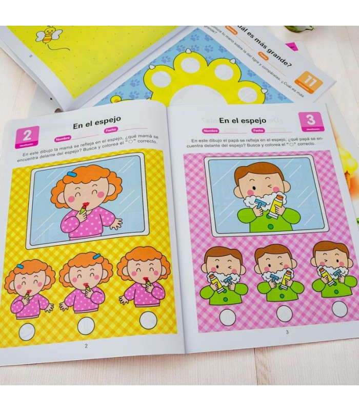 Libro para pintar INTELIGENCIA 1-2-3-4 1pc