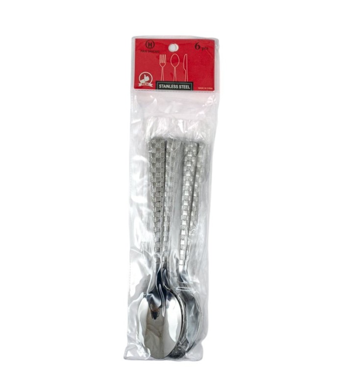 CUCHARA PLATEADO 6PC