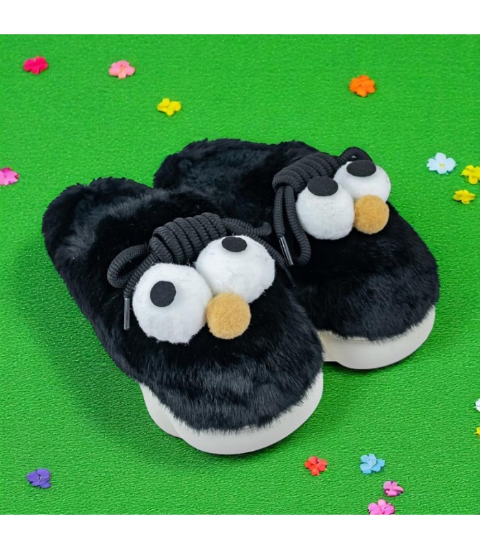 PANTUFLA OJO SALTON PELUDO