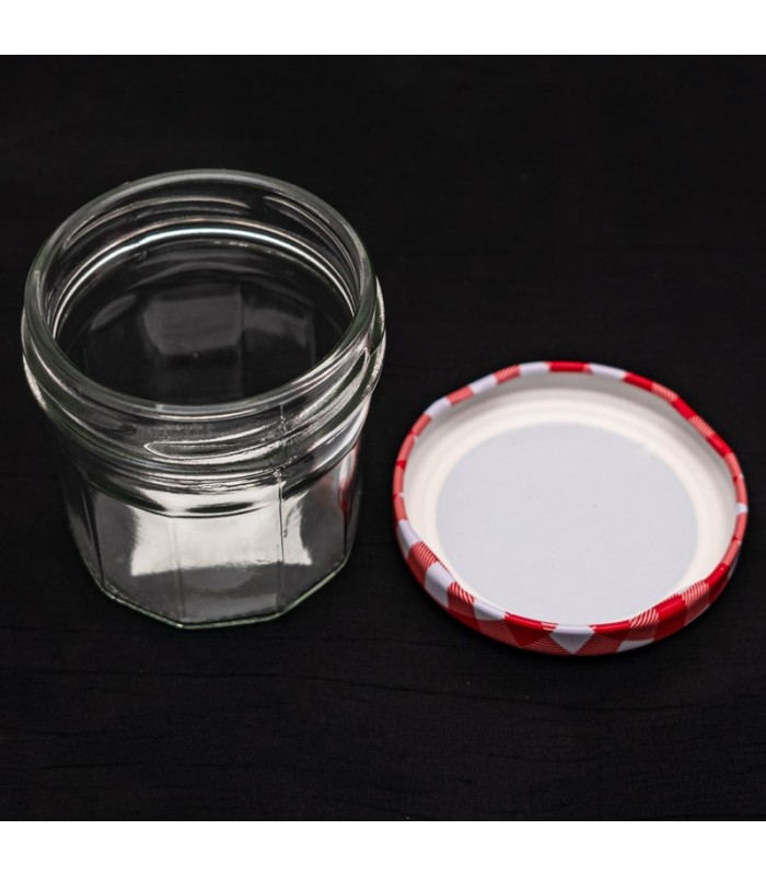 Frasco de vidrio con tapa 6.5cm