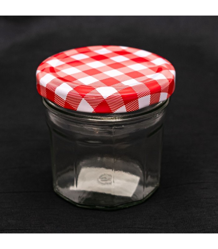 Frasco de vidrio con tapa 6.5cm