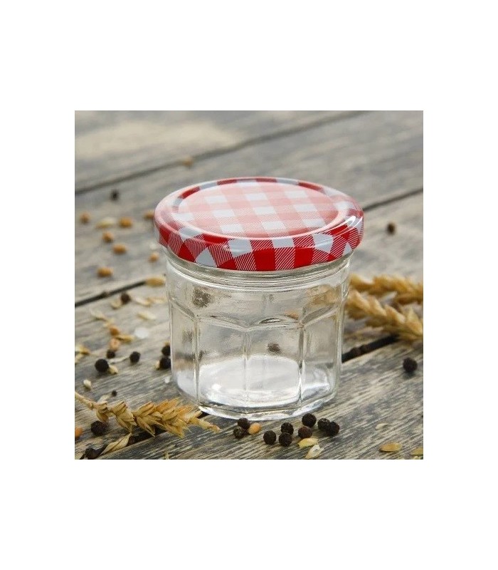 Frasco de vidrio con tapa 6.5cm