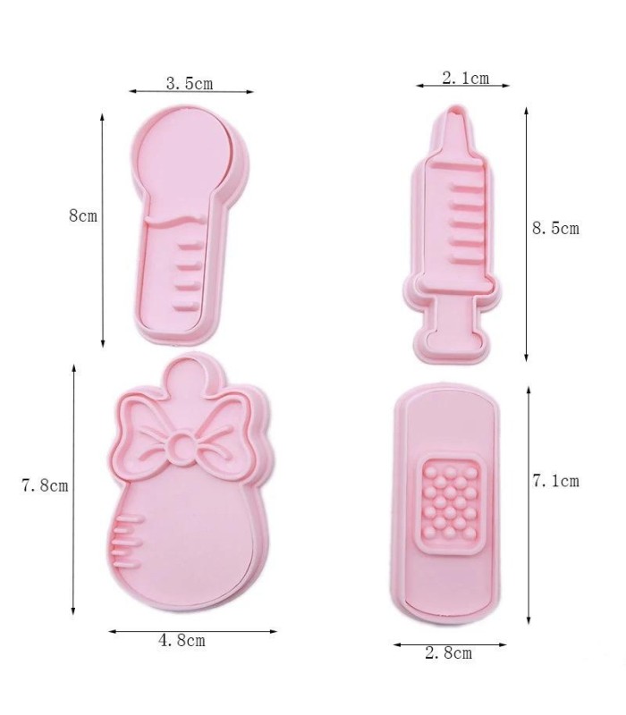 Molde de galletas 4pc