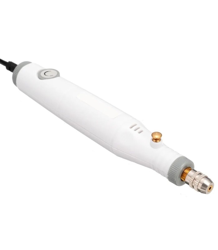 Mini torno con fuente 18v blanco
