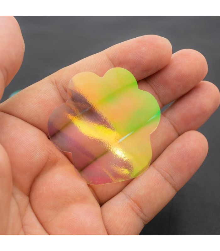 Papel laser molde pata de gato 4cm 10 piezas