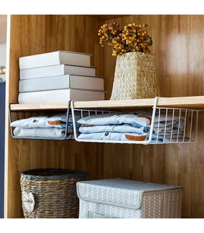 Canasta organizadora de metal