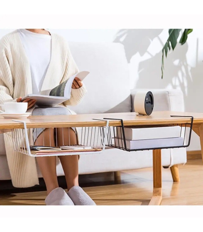 Canasta organizadora de metal