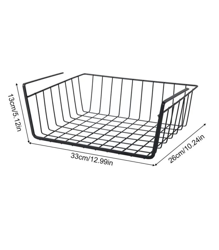 Canasta organizadora de metal