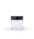 Frasco cosmetico acrilico transparente con tapa 10ml