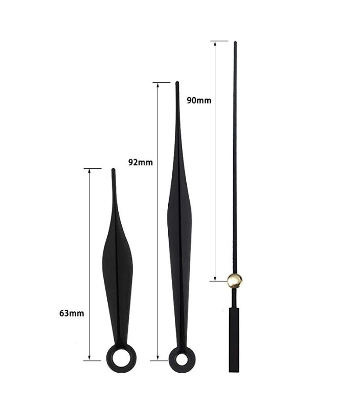 AGUJA PARA RELOJ A-735 NEGRO