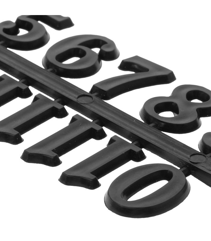 NUMERO ARABICO NEGRO 20MM