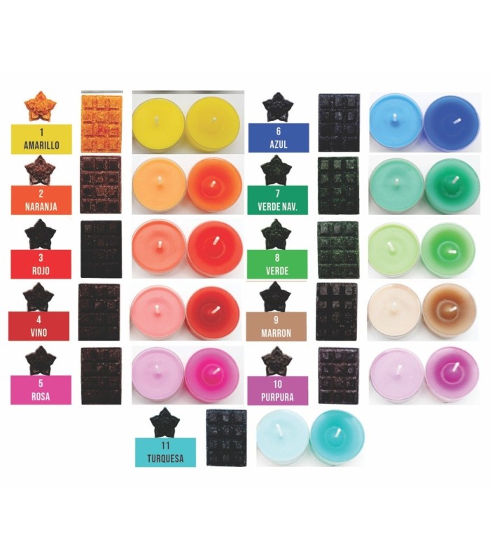 Colorante solido para vela verde navidad 10g (8)