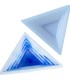 Molde de silicona plato triangular 160x160mm