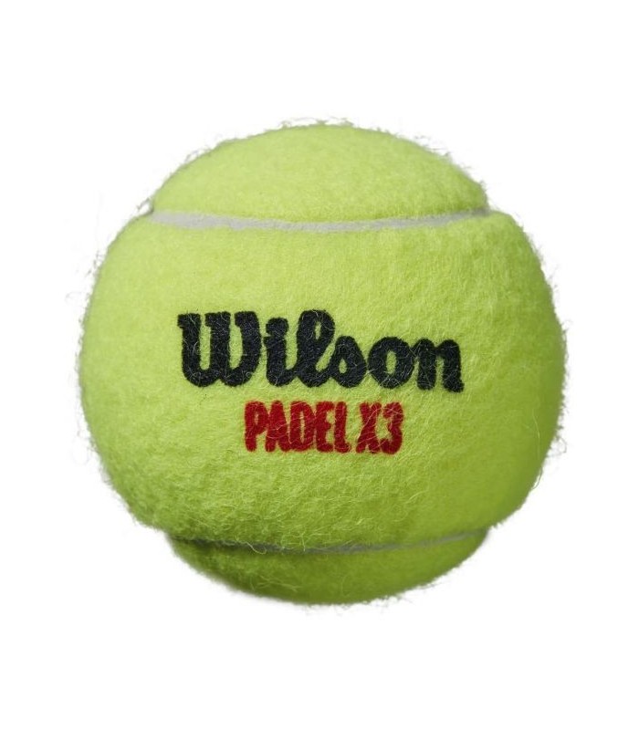 Pelota de Padel Wilson X3 3 unidades