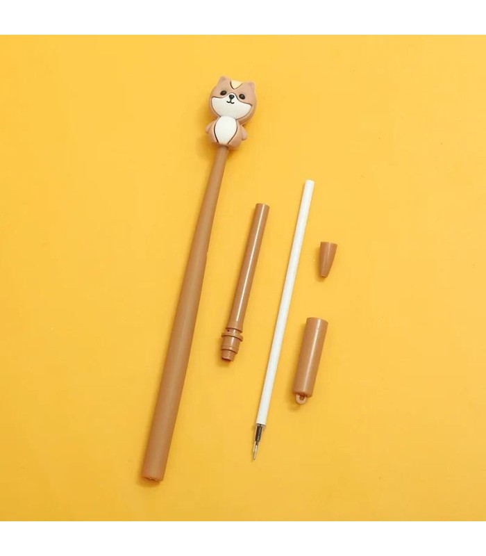 Boligrafo de goma diseño ardilla