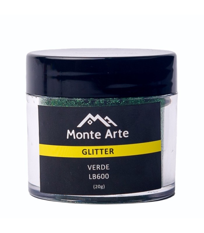 glitter montearte verde 20gr