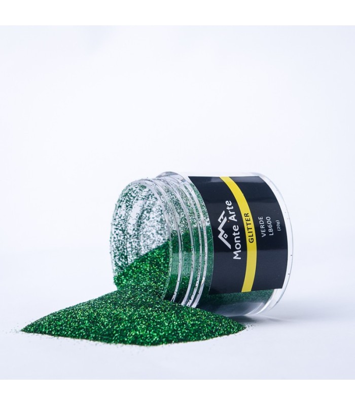 glitter montearte verde 20gr