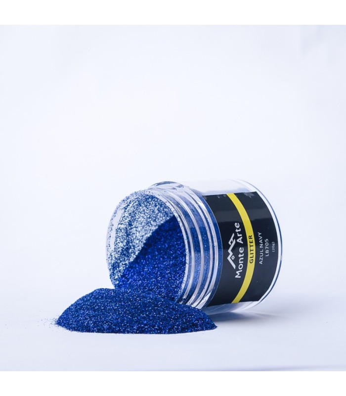 glitter montearte azul navy 20g