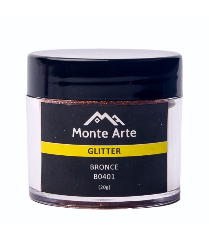 glitter montearte bronce 20gr