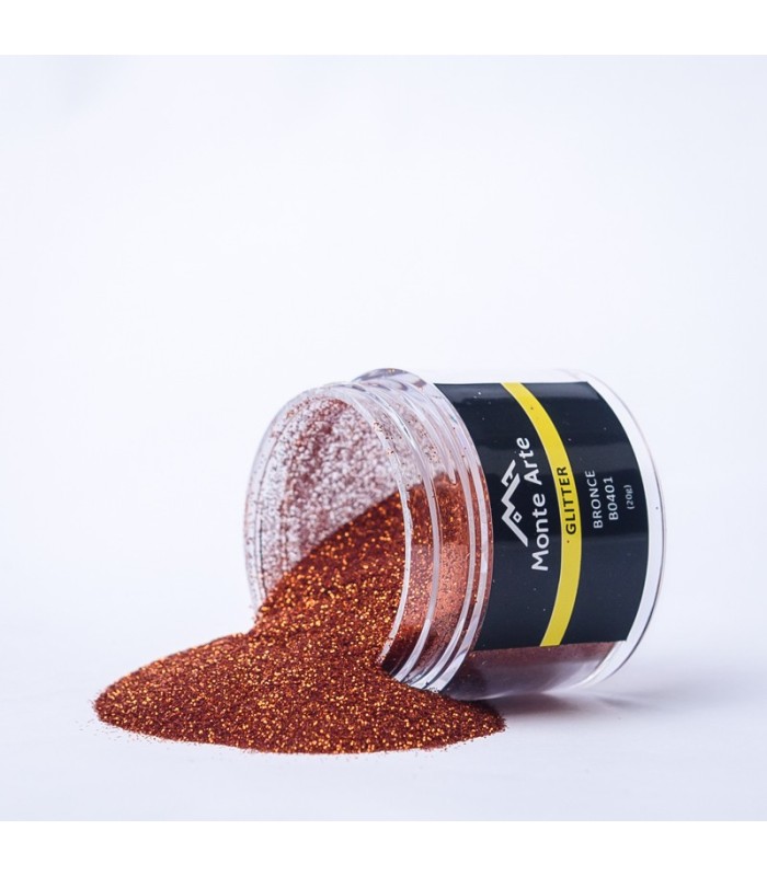 glitter montearte bronce 20gr