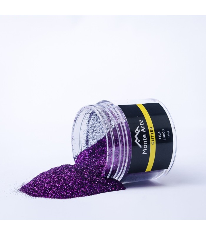 glitter montearte lila 20gr