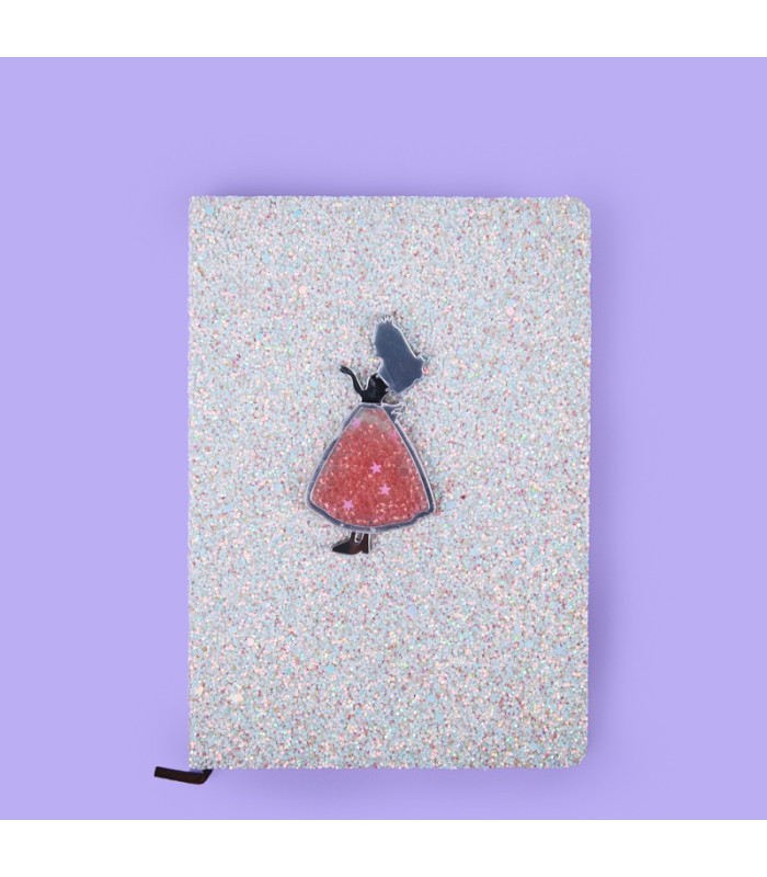 Anotador con glitter