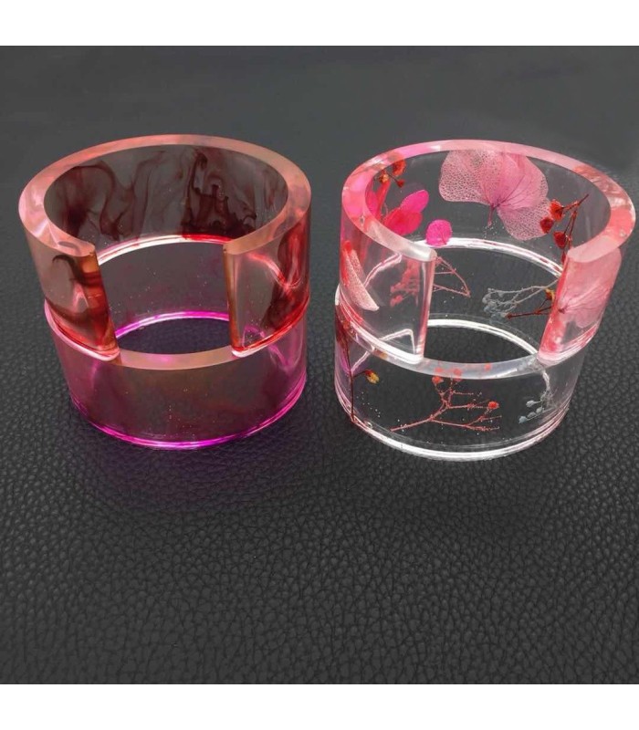 Molde de silicona para brazalete ancho 9x8x3.5cm