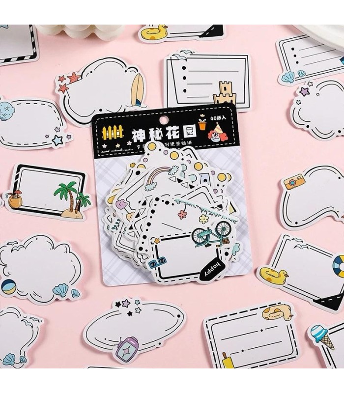 Sticker anotador 40pc