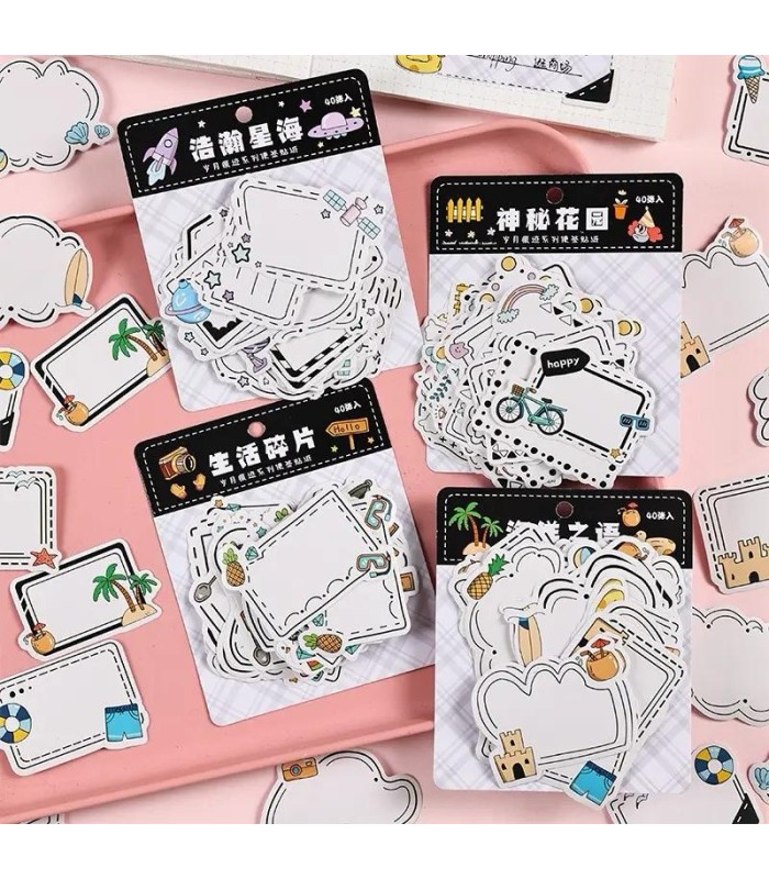 Sticker anotador 40pc