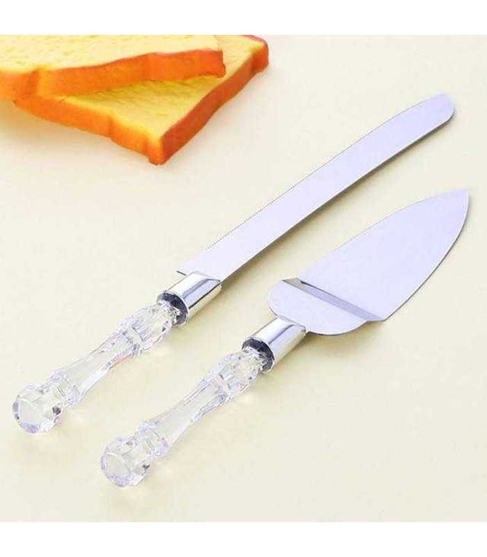 Cuchillo + cuchara para torta