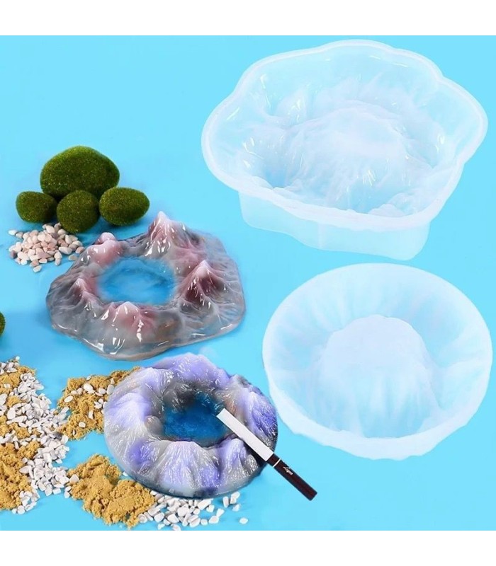 Molde de silicona forma montaña 3D 170x175mm