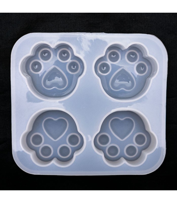 Molde de silicona pata de gato 160x145mm