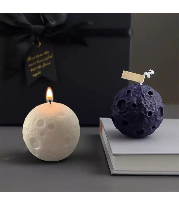 Molde de silicona diseño luna 60x57mm