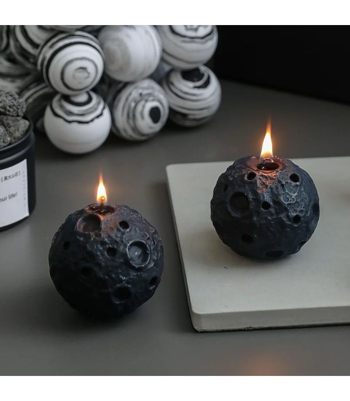 Molde de silicona diseño luna 60x57mm