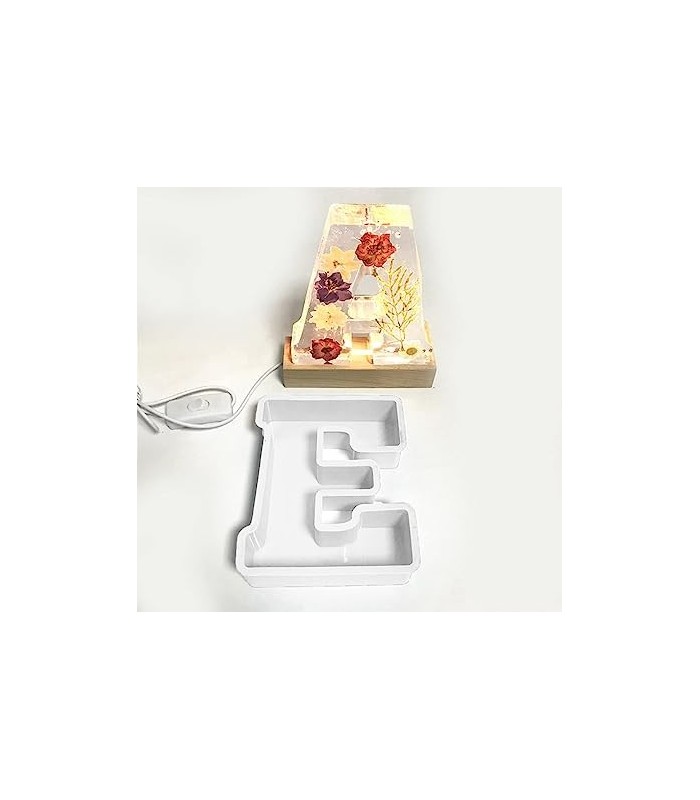 Molde de silicona letra E