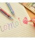 Boligrafo creativa de 6 colores 2pc