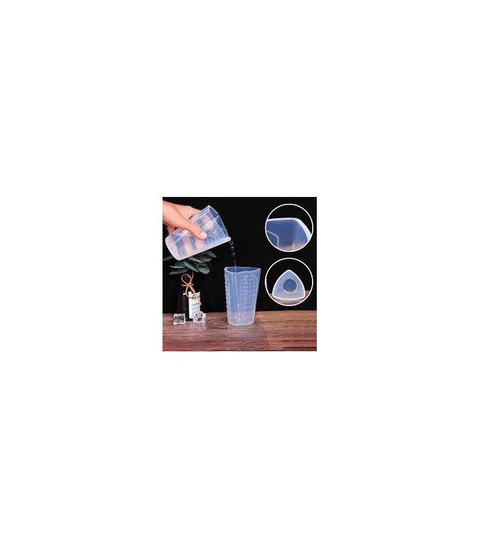 Vaso de silicona medidor de  500ml