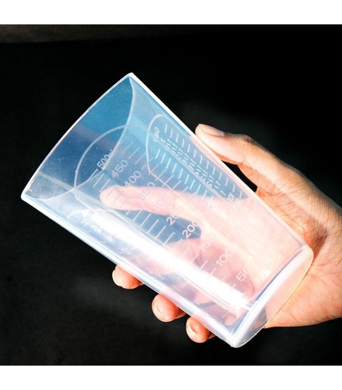 Vaso de silicona medidor de  500ml