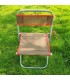 SILLA PLEGABLE CON RESPALDO PORTATIL