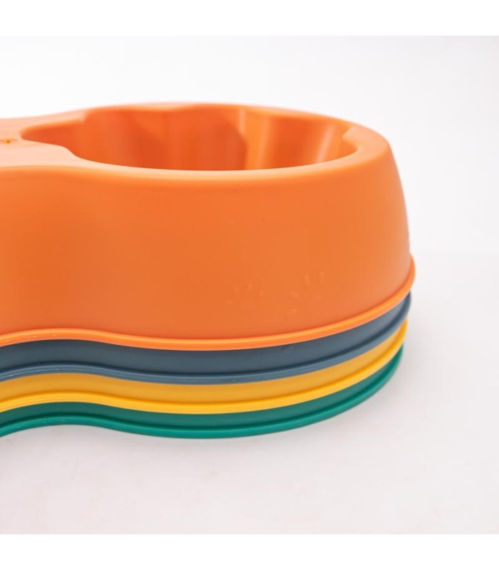 Plato para perro 2 compartimento  63x48x35cm