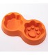 Plato para perro 2 compartimento  63x48x35cm