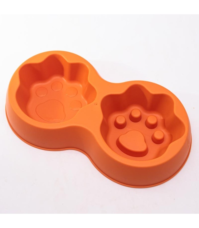 Plato para perro 2 compartimento  63x48x35cm